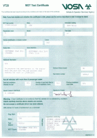 mot certificate