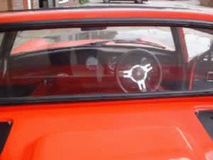 View in back window