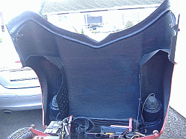 bonnet in black