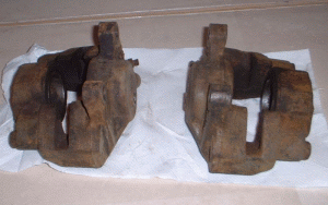 Caliper ready to paint