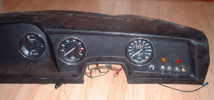 Front of dash