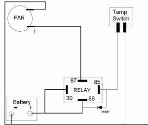 single fan wiring