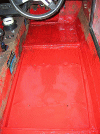 floor painted