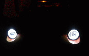 lamps on