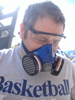 me masked up