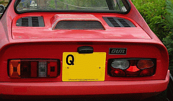 odd lights on car
