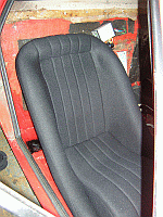drivers seat in place
