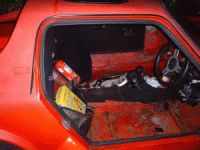 Seats removed
