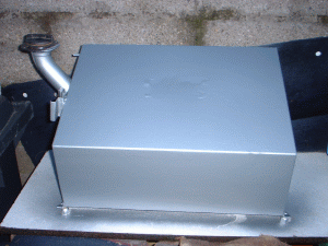 Silver fuel tank