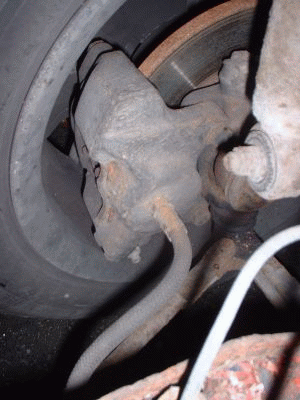 Brakes upside