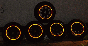 wheel at night