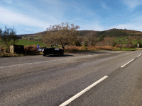 hill in background