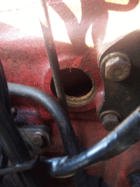 missing core plug